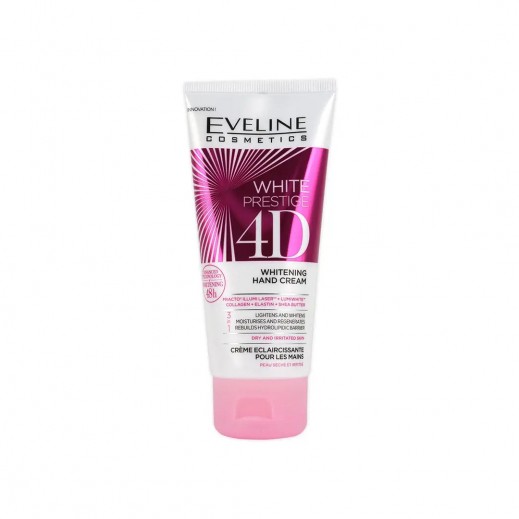 Eveline White Prestige 4D Whitening Hand Cream - 100 ml  - delivered by The Pharmacy - within 2 Hours