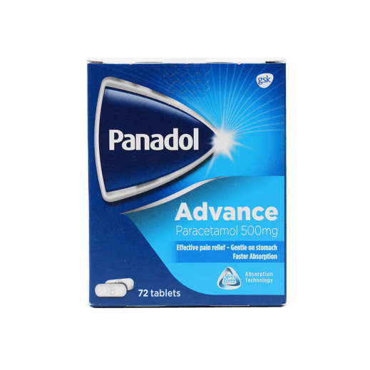 Panadol Advance 72 Tablets - Delivered By Pharmazone - delivered by Taw9eel Fast