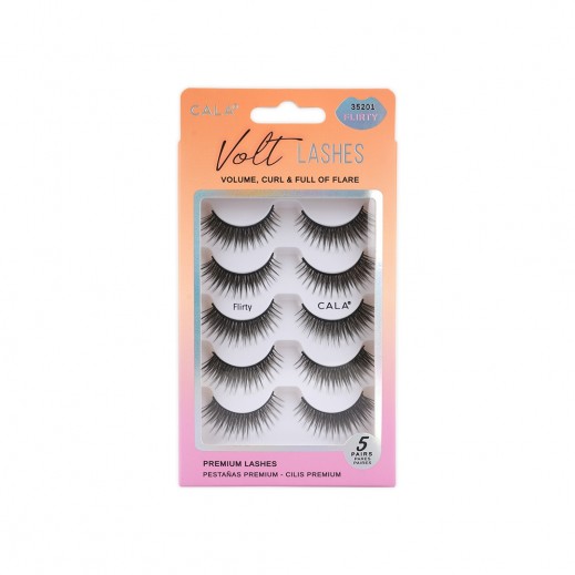 Cala Eye Lashes Volt Premium 5 Pairs Flirty  - delivered by The Pharmacy - within 2 Hours