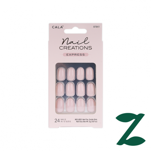 Cala Nail Creations Express Baby Pink - 24 Nails  - delivered by Pharmazone Pharmacy - within 2 Hours