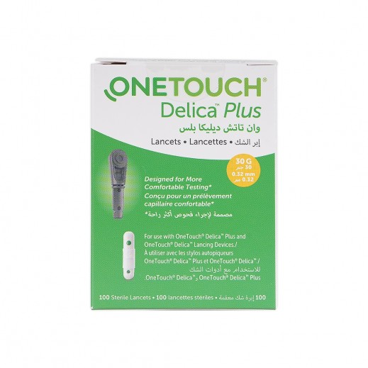 One Touch Delica Plus 100 Lancets - delivered by The Pharmacy - within 2 Hours