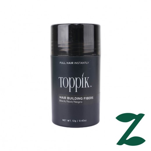 Toppik Hair Building Fibers 12g Black - delivered by Pharmazone Pharmacy - within 2 Hours