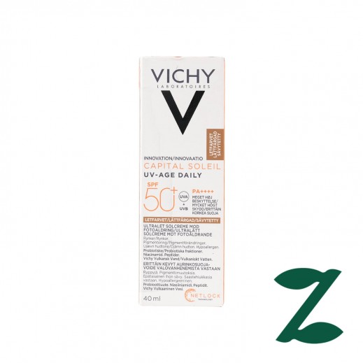 Vichy Capital Soleil Uv-Age Daily Spf50+ Tinted 40 ml - delivered by Pharmazone Pharmacy - within 2 Hours