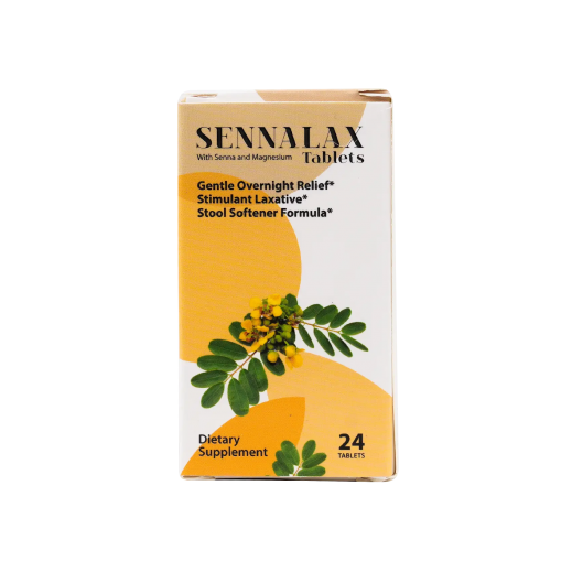 Sennalax With Senna and Magnesium 24 Tablets - Delivered By Pharmazone - delivered by Taw9eel Fast