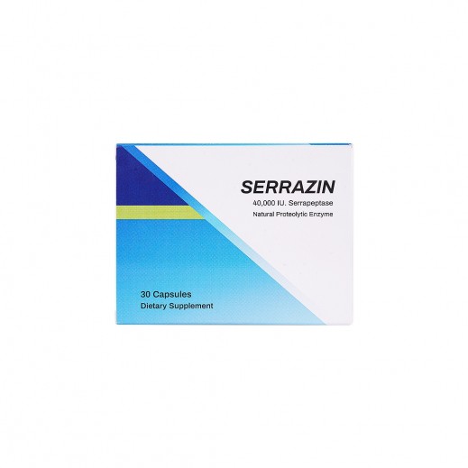 Serrazin 40,000 Iu 30 Capsules - delivered by The Pharmacy - within 2 Hours