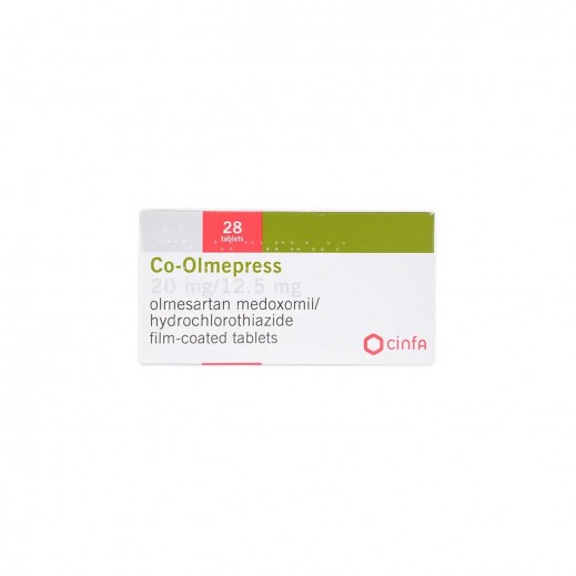 Saja Co-Olmepress 20Mg/12.5Mg 28 Tablets - delivered by Pharmazone Pharmacy - within 2 Hours