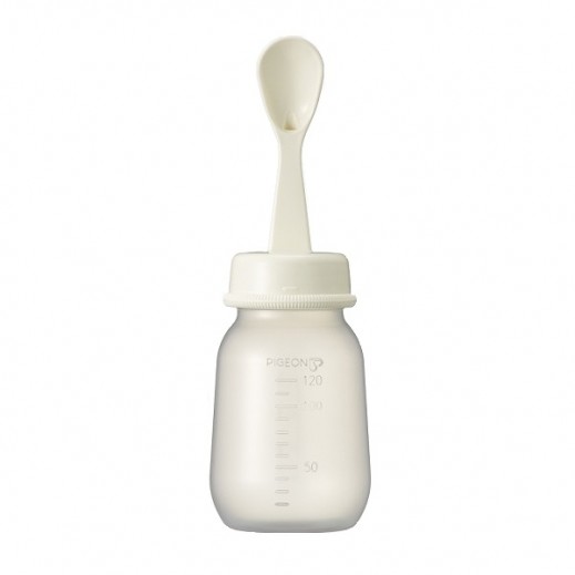 Pigeon Baby Weaning Bottle With Spoon 120 ml (6+ Months) - delivered by Taw9eel Fast