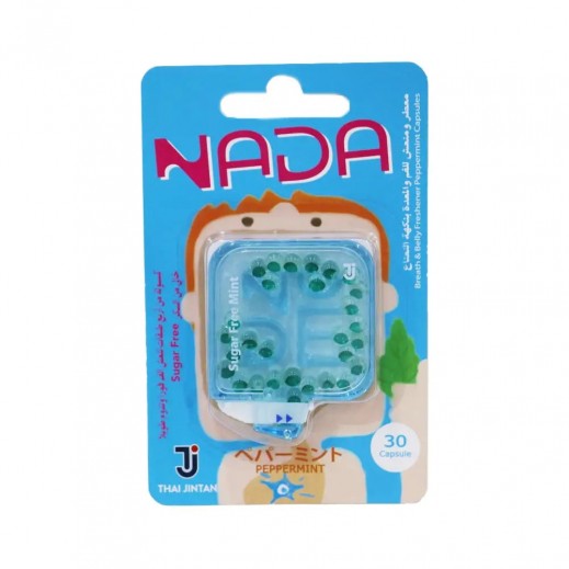 Nada Peppermint Breath & Belly Freshener 30 Capsules - delivered by The Pharmacy - within 2 Hours