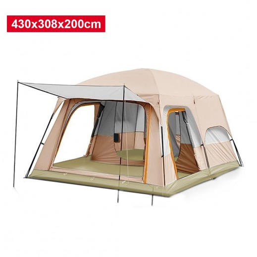 Family Camping Tent Beige 430 x 308 x 200cm