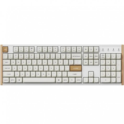 Keychron K10 HE Wireless Magnetic Switch Custom Gaming Keyboard - White - delivered by Taw9eel within 2 Business Days