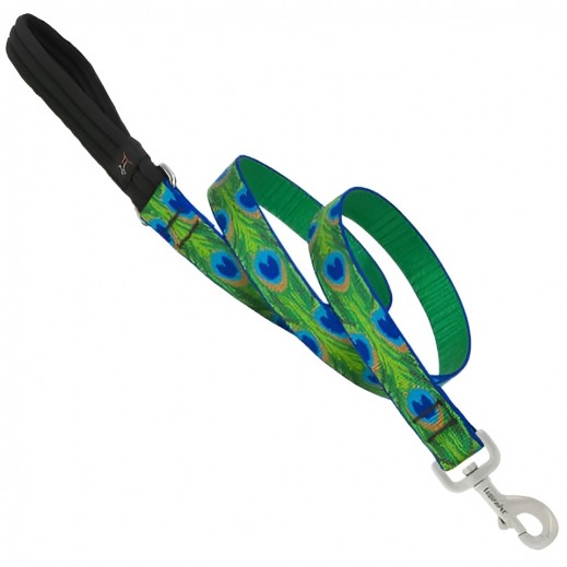 Lupinepet Original Designs Multicolor Tail Feathers Nylon Dog Leash - delivered by Taw9eel within 1 working day 