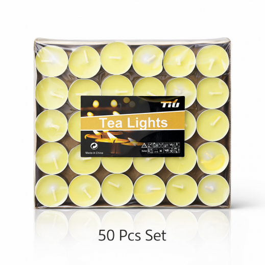 Tea Light Scented Candles – 50 Pieces - delivered by Taw9eel Within 48 hours 
