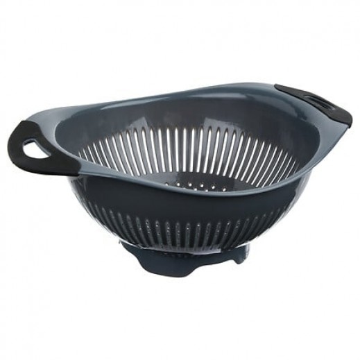 5five Simply Smart Plastic Colander with TPR Handle - 25 L - delivered by Taw9eel within 1 working day 