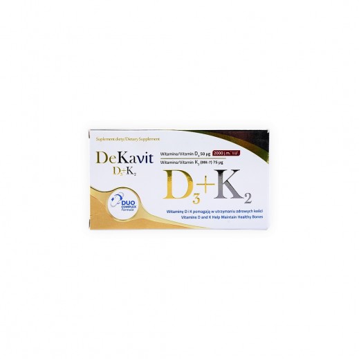 Dekavit D3+K2 30 Capsules - delivered by The Pharmacy - within 2 Hours