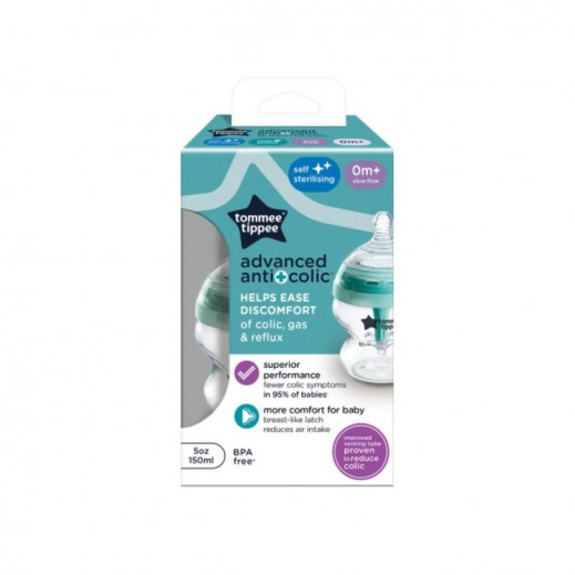 Tommee Tippee Advance Anti-Colic Slow Flow Bottle 150ml