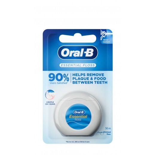 Oral-B Essential Unwaxed Dental Floss 50 m
