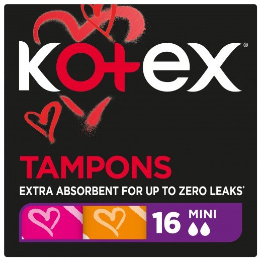 Kotex Tampons Mini 16 Pieces