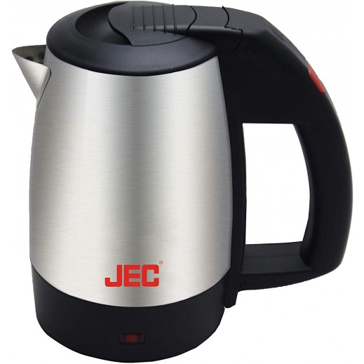 JEC 1000W 0 .5L Steel Kettle Silver توصيل