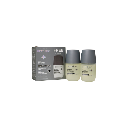 Beesline Offer-Whitening Roll On Deo 24H Zero Aluminum (1+1 Free) - delivered by The Pharmacy - within 2 Hours