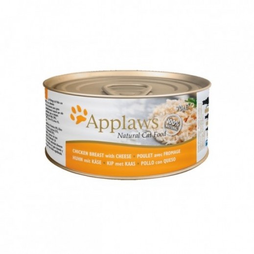 Applaws Cat Tin Chicken With Cheese 70 g - delivered by Taw9eel Fast