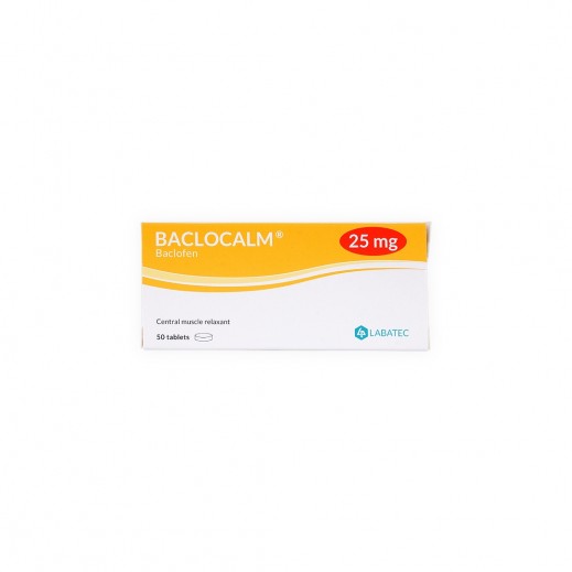 Baclocalm 25Mg 50 Tablets - delivered by The Pharmacy - within 2 Hours