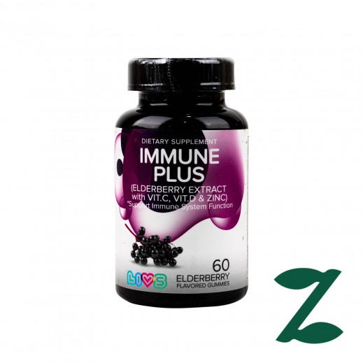 LIVS  Immune Plus Elderberry Extract Dietary Supplement (60 Gummies) - delivered by Pharmazone Pharmacy - within 2 Hours