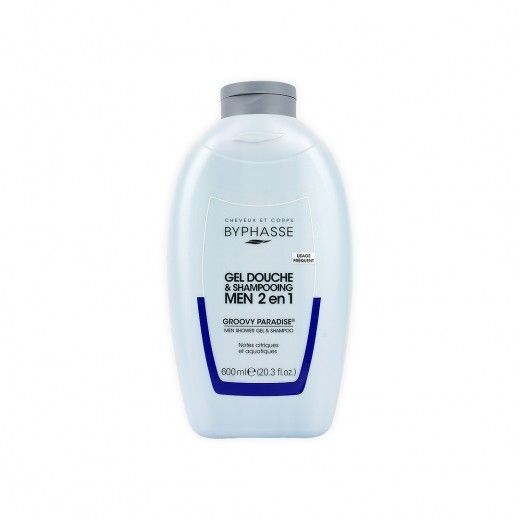 Byphasse Shampoo Men 2In1 600Ml - Groovy Paradise - delivered by The Pharmacy - within 2 Hours
