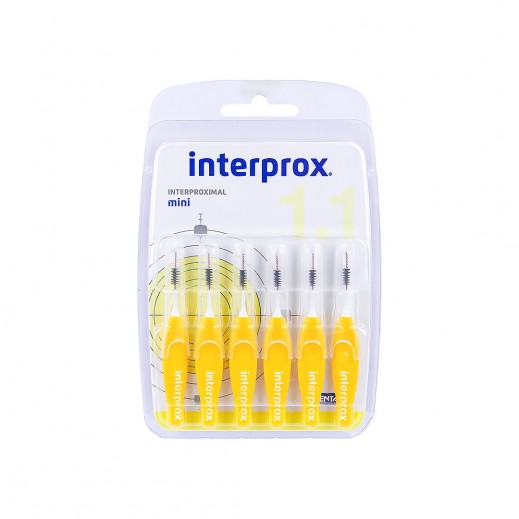 Dentaid Interprox Yellow - Mini 1.1m - delivered by The Pharmacy - within 2 Hours