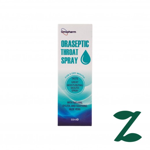 Omipharm Oraseptic Throat Spray 50Ml - delivered by Pharmazone Pharmacy - within 2 Hours