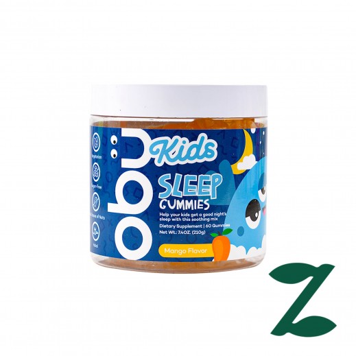Obu Kids Sleep Mango Flavor 60 Gummies- Delivered By Pharmazone - delivered by Taw9eel Fast