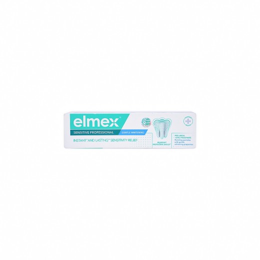 Elmex Sensitive Professional Gentle Whitening ToothPaste 75 ml - delivered by The Pharmacy - within 2 Hours