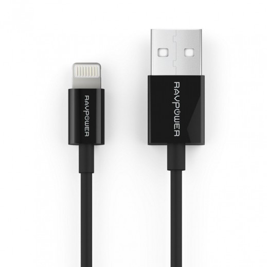 Buy RavPower Apple Lightning Cable 0.9m Black توصيل