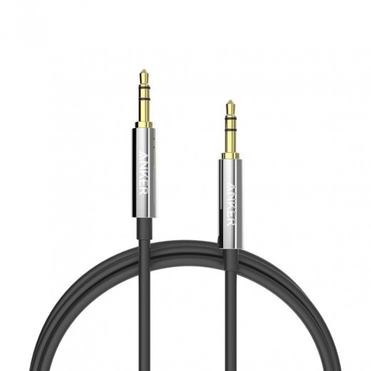Anker Premium Auxiliary AUX cable (4ft /1.2m) Black