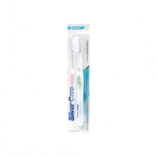 Silver Care +Pharma Tooth Brush - Medium - delivered by The Pharmacy - within 2 Hours