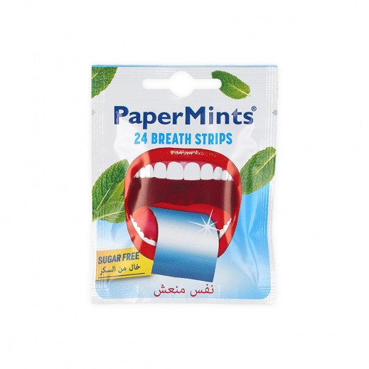 Paper Mints 24 Breath Strips - Sugar Free - delivered by The Pharmacy - within 2 Hours