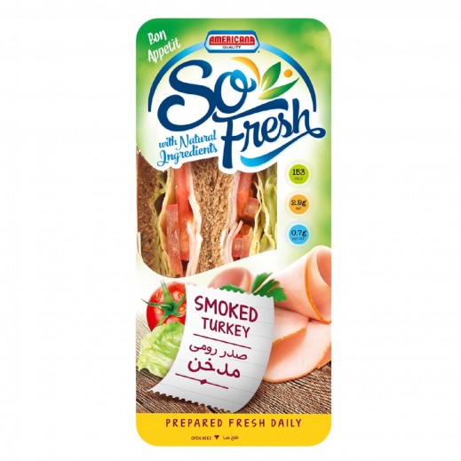 Americana So Fresh Brown Bread Smoked Turkey Sandwich 147g