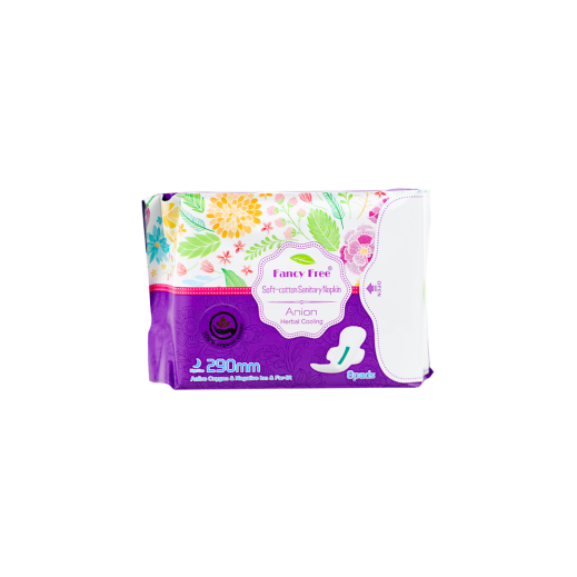Fancy Free Soft-Cotton Sanitary Napkin 290 mm - 8 Pads - delivered by The Pharmacy - within 2 Hours
