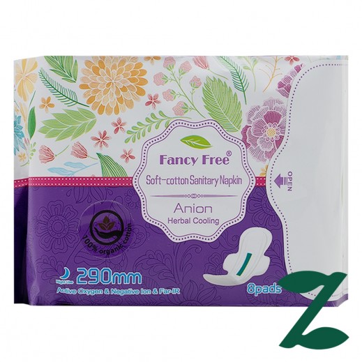 Fancy Free Soft-Cotton Sanitary Napkin 290 mm - 8 Pads - delivered by Pharmazone Pharmacy - within 2 Hours