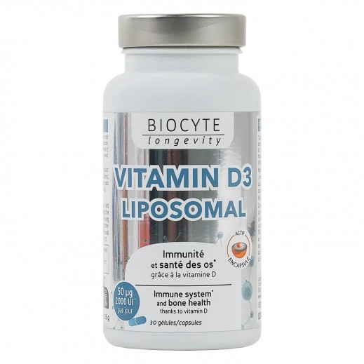 Biocyte Vitamin D3 Liposomal 30 Capsules - delivered by The Pharmacy - within 2 Hours