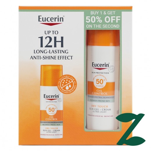 Eucerin Oil Control Spf50+ Sun Gel-Cream 50Ml  - delivered by Pharmazone Pharmacy - within 2 Hours