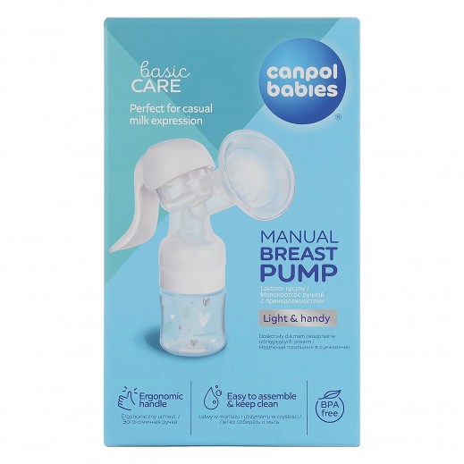 Canpol Basic Manual Breast Pump - delivered by The Pharmacy - within 2 Hours