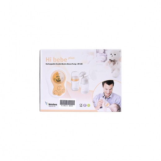 Hi Bebe Plus Rechargeable Double Breast Pump - Blue - delivered by The Pharmacy - within 2 Hours