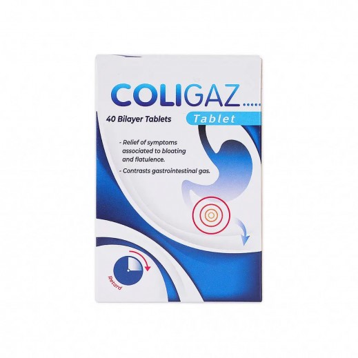 Coligaz 40 Bilayer Tablets - delivered by Pharmazone Pharmacy - within 2 Hours