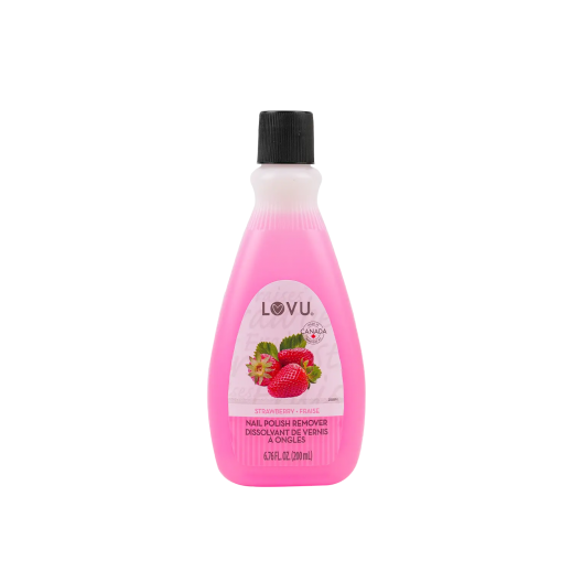 Lovu Nail Polish Remover Strawberry 200Ml - delivered by The Pharmacy - within 2 Hours