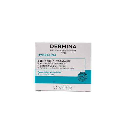 Dermina Hydralina Moisturizing Rich Cream 50ml - delivered by The Pharmacy - within 2 Hours