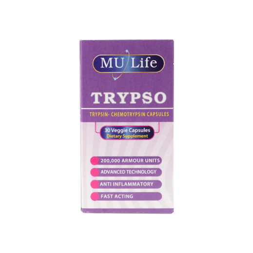 MU Life Trypso 30 Veggies Capsules - delivered by The Pharmacy - within 2 Hours