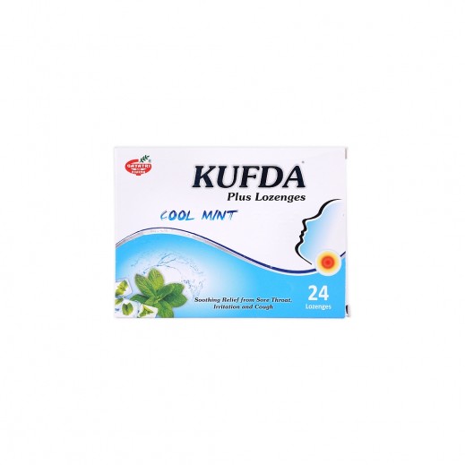 Kufda Plus 24 Lozenges – Cool Mint - delivered by Pharmazone Pharmacy - within 2 Hours