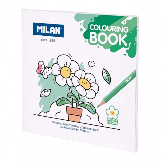 Milan Kid's Green And Grow Colouring Book 4+ Years