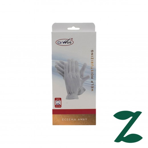 Dr Well Help Moisturizing Gloves White - S - delivered by Pharmazone Pharmacy - within 2 Hours