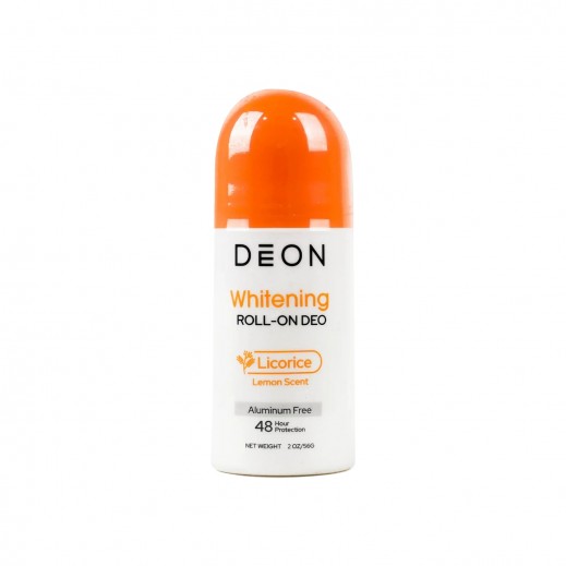 Deon 48H Licorice Whitening Roll On Deodorant - 56g - delivered by Pharmazone Pharmacy - within 2 Hours